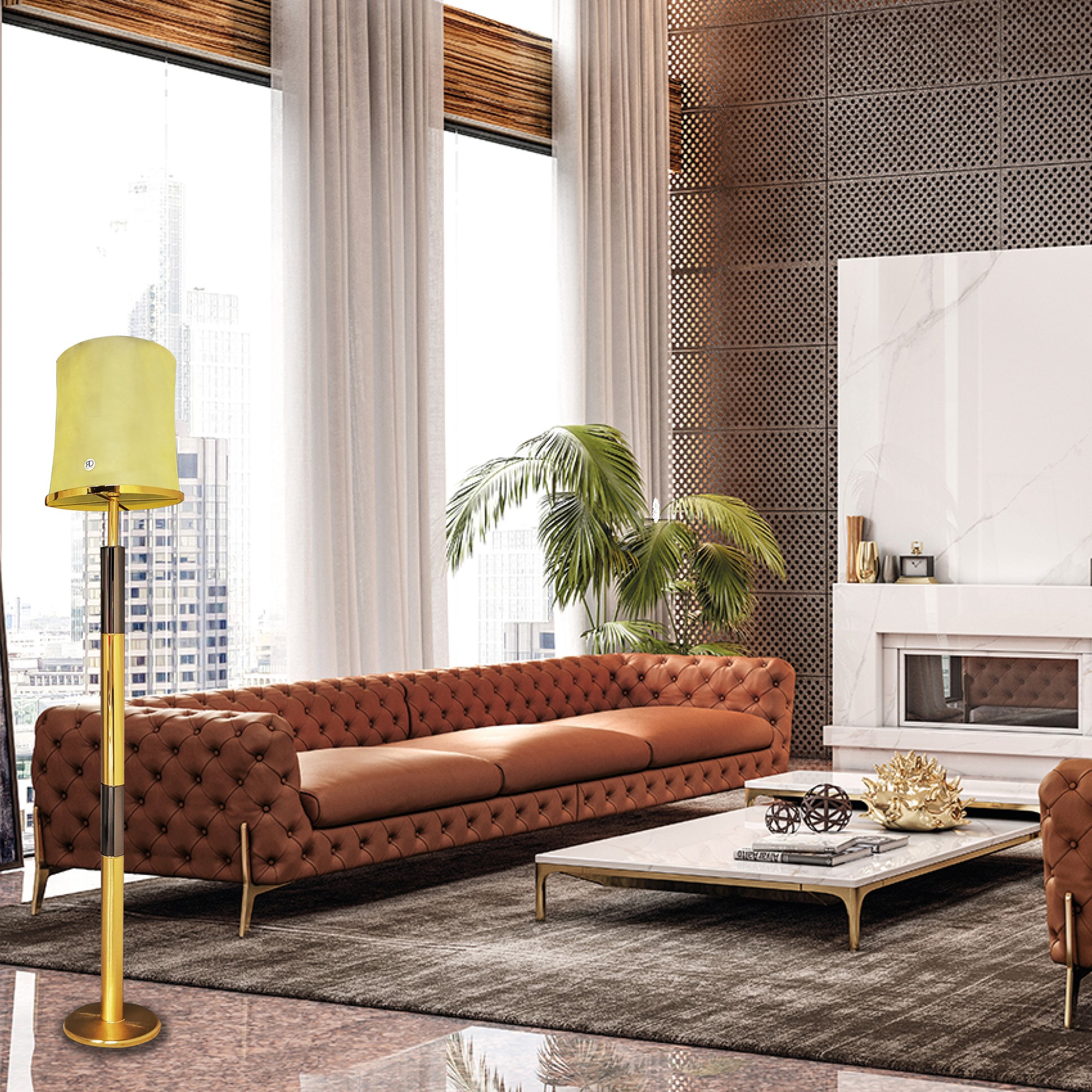 Piantane artistiche moderne