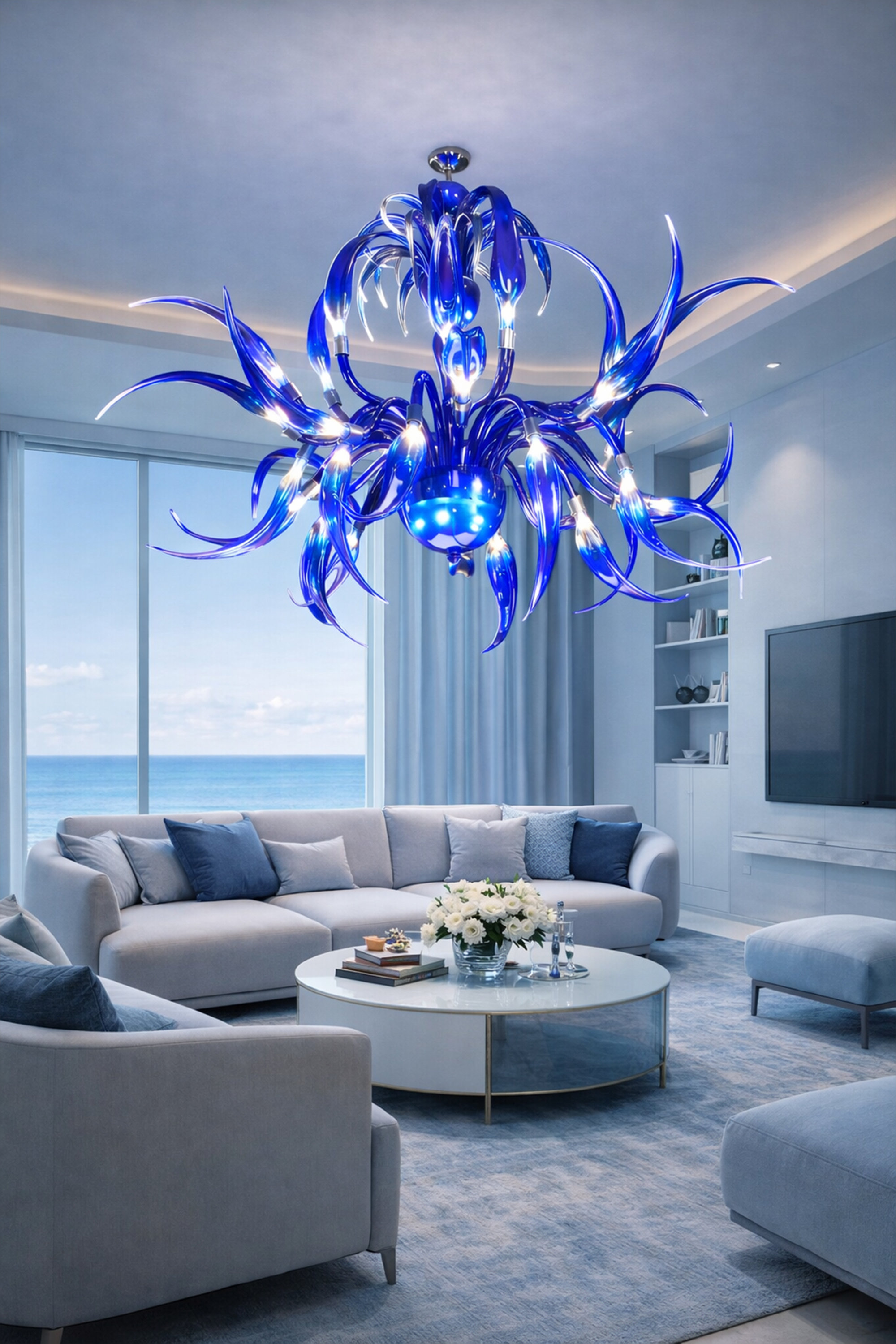 Lampadario Ali di gabbiano