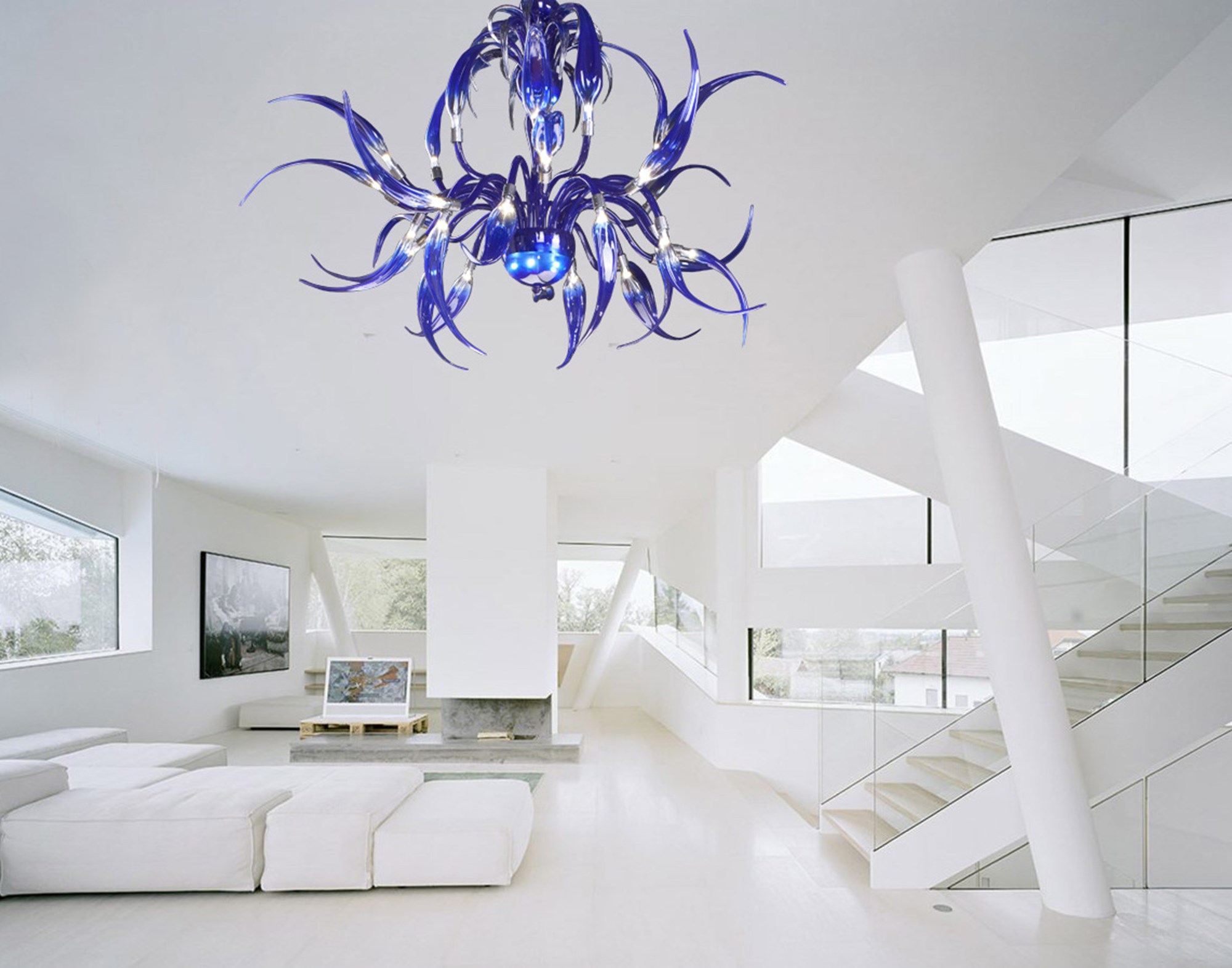 Lampadario Ali di gabbiano