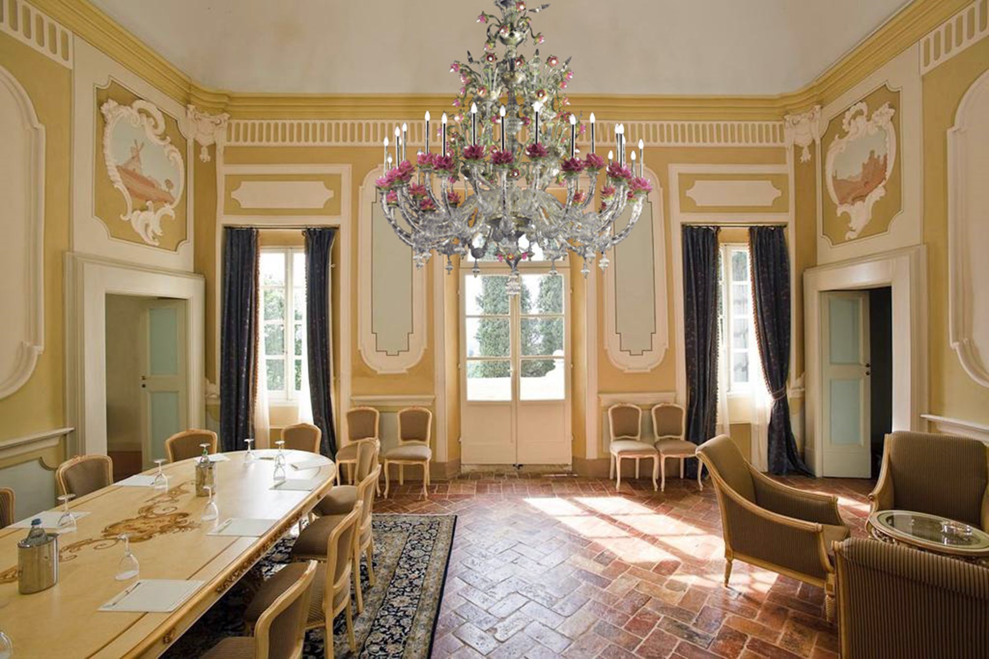 Lampadario Fior di Loto