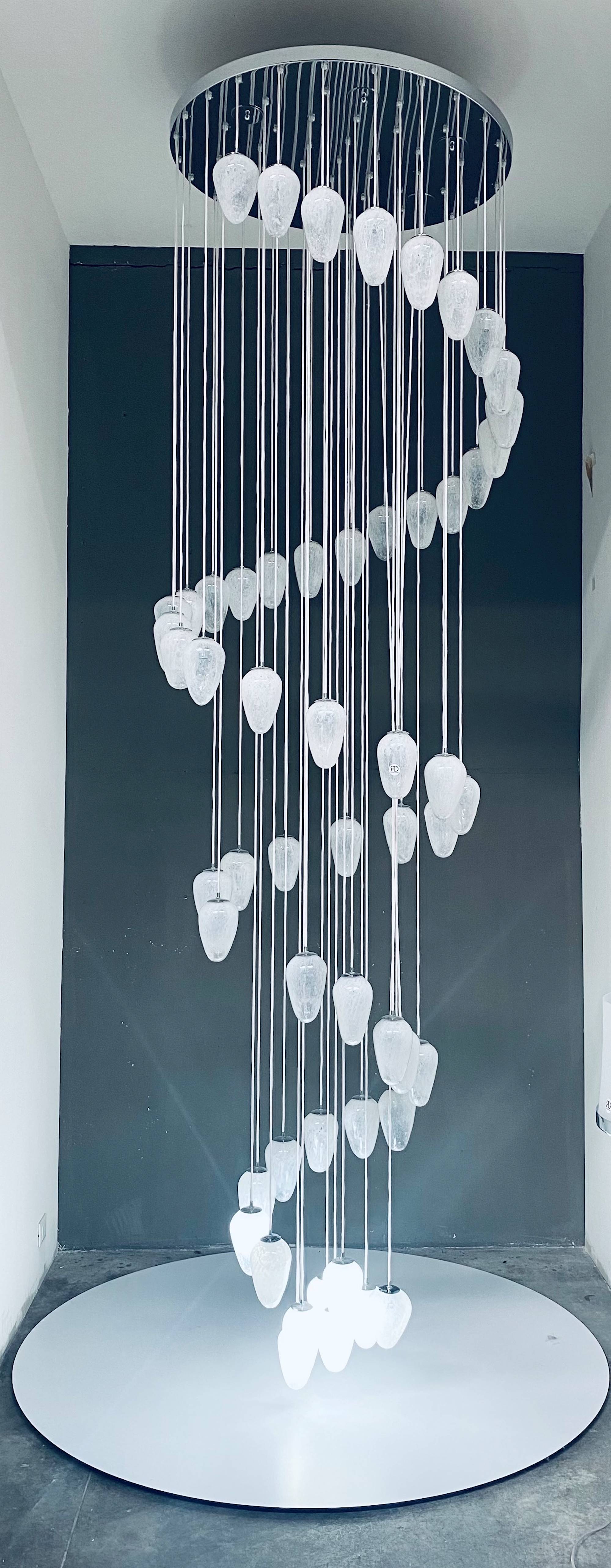 Lampadario Gocce di Pioggia