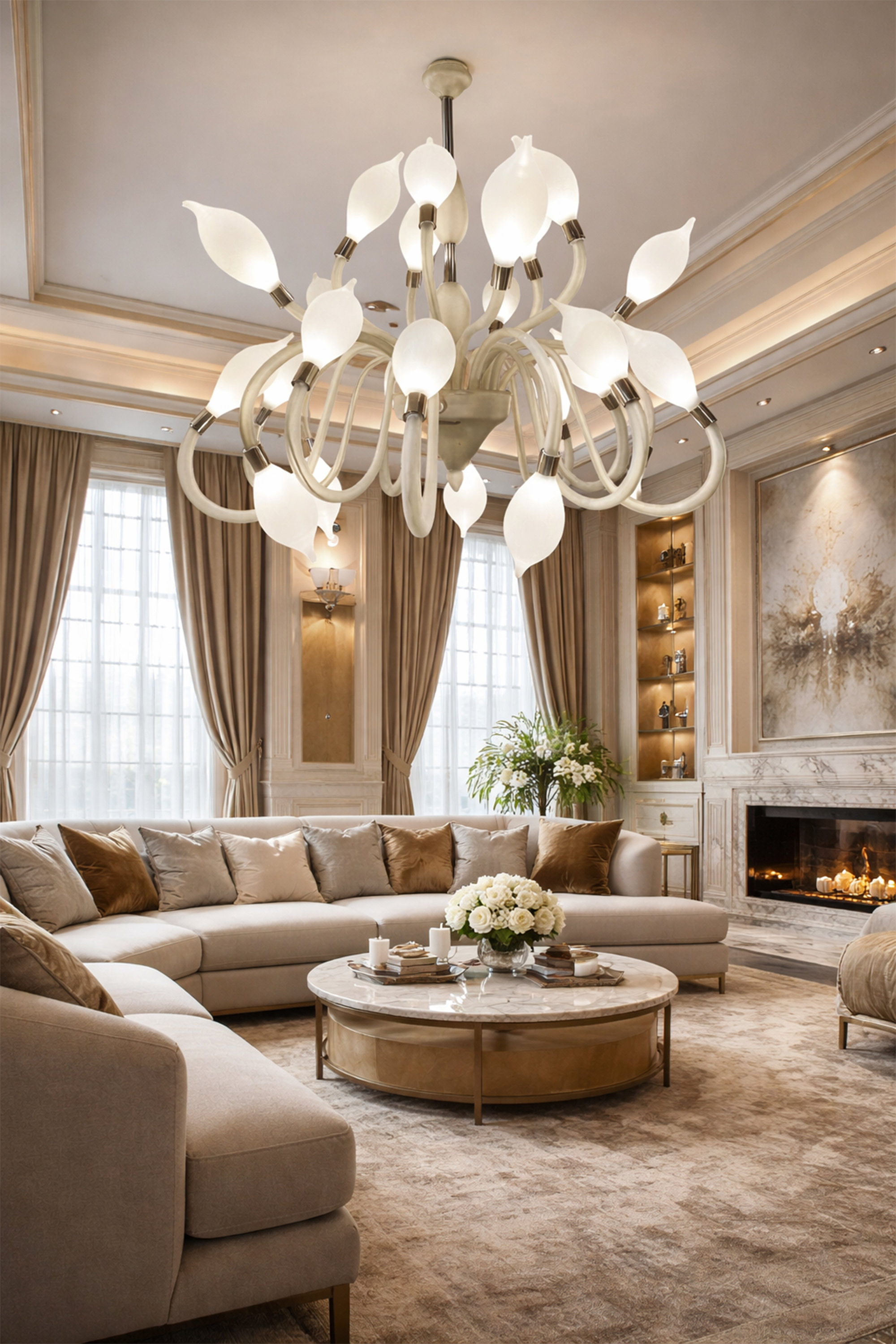 Lampadario Gocce di Rugiada