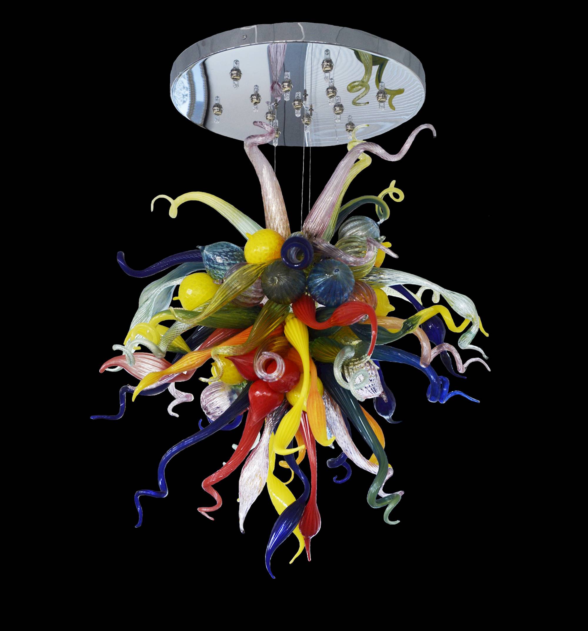 Lampadario Scultura Arcobaleno